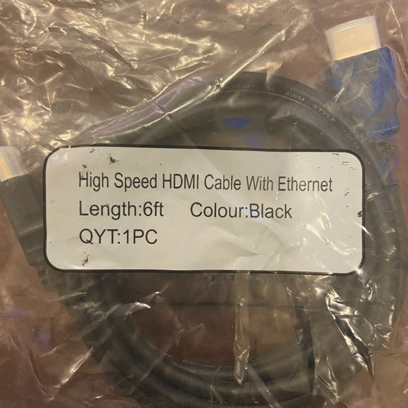 High Speed HDMI Cable with Ethernet - 6 FT Foot - Picture 2 of 3